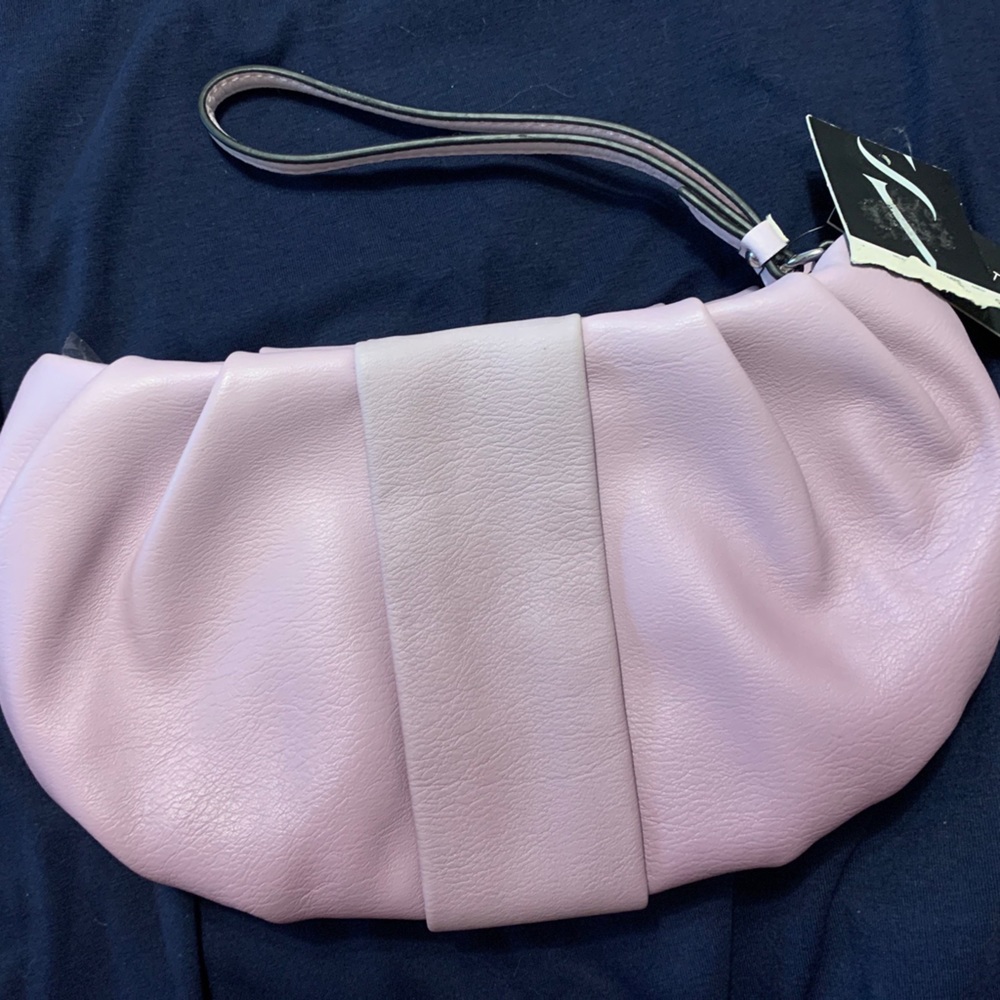 Simply Vera Messina Wallet Wristlet Women Leather Sky Ombre Purple Purse Handbag